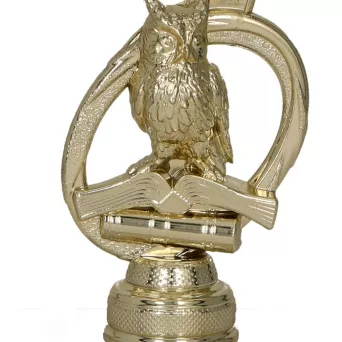 B314/G Figurka plastikowa złota EDYKACJA h – 9 cm