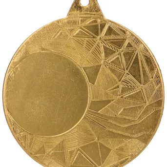 ME0150/G Medal złoty ogólny z miejscem na emblemat 25 mm d-50mm, grub. 0,15 cm