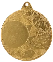 ME0150/G Medal złoty ogólny z miejscem na emblemat 25 mm d-50mm, grub. 0,15 cm