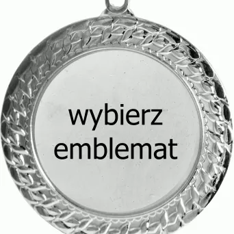 MMC2072/S medal srebrny d-70 mm z miejscem na emblemat d-50 mm