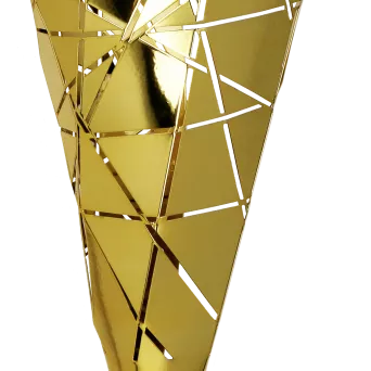 1071B Puchar metalowy złoty h-93,5cm