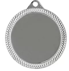 MMC3232/S Medal srebrny z miejscem na emblemat d-32 mm