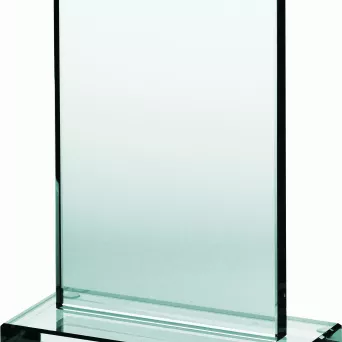 80032 trofeum szklane h- 17,5 cm, grub. 1 cm