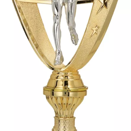 8304B Puchar plastikowy złoty h-28.5 cm,