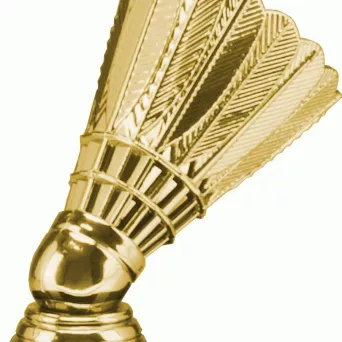 F237/G Figurka plastikowa złota BADMINTON h-9,5 cm