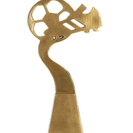 RP5026-23/G Figurka odlewana - piłka nożna h-23 cm