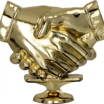 H425/G Figurka plastikowa złota - ręce h-8,5cm