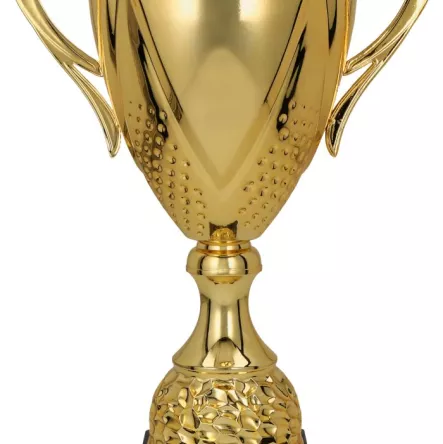 3133C Puchar metalowy złoty h-46 cm, d-18 cm