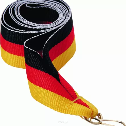 V8-BK/R/Y wstążka czarno-czerwono-żółta 11 mm