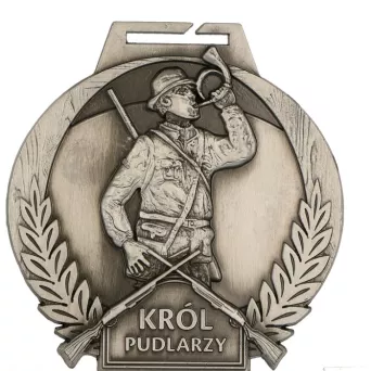 MD1570/AS Medal - Myślistwo Król Pudlarzy d-70mm, grub. 2 mm