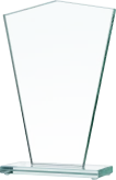 GS113-22 Trofeum szklane h-21,5 cm, grub. 1 cm