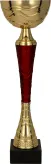 9217F Puchar metalowy złoto-burgundowy h-29 cm, d-10cm