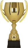 1059C Puchar metalowy złoty h-48.5 cm, d-18cm