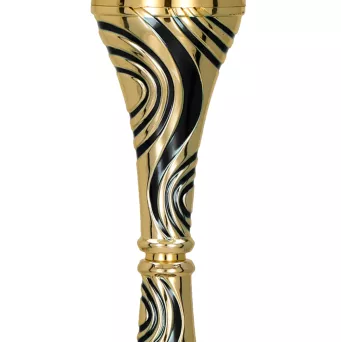 8359G Puchar złoto-czarny h-24,5 cm, d-8 cm