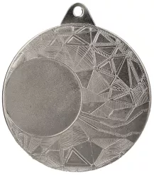 ME0150/S Medal srebrny ogólny z miejscem na emblemat 25 mm d-50mm, grub. 0,15 cm