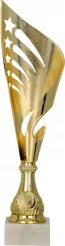 9238B Puchar złoty h-34,5 cm