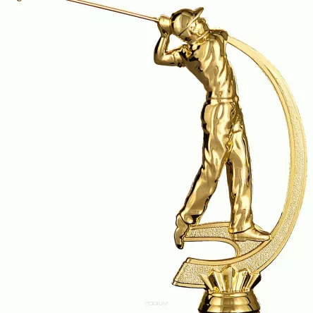 F222/G Figurka plastikowa złota GOLF h-15 cm