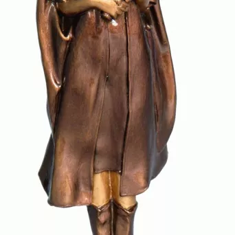 RFST2055/BR figurka odlewana brązowa  SZKOLNICTWO h-27 cm