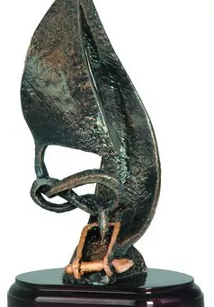 RTY3832 Figurka odlewana ŻEGLARSTWO h-22 cm