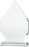 G018 Trofeum szklane h-27cm, grub. 1,9 cm