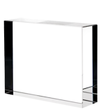 C056 Trofeum szklane wys. 14x11 cm, grub. 4 cm