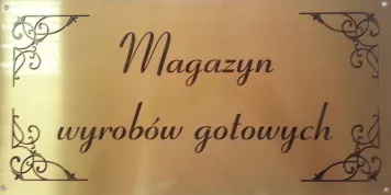 Tablica mosiężna