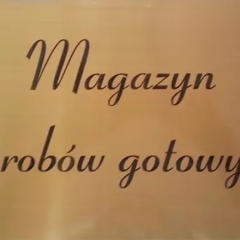 Tablica mosiężna