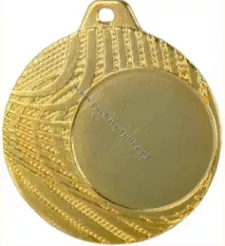 MMC5040/G Medal złoty ogólny z miejscem na emblema25 mm