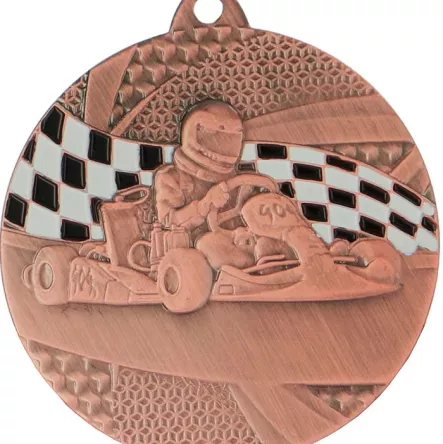 MMC8350/B Medal brązowy gokart - medal stalowy R- 50 mm, T- 2 mm
