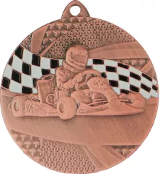 MMC8350/B Medal brązowy gokart - medal stalowy R- 50 mm, T- 2 mm
