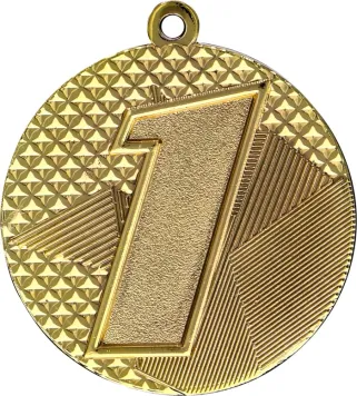 MMC2140/G Medal stalowy złoty pierwsze miejsce R- 40 mm, T- 2mm