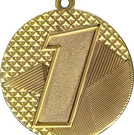 MMC2140/G Medal stalowy złoty pierwsze miejsce R- 40 mm, T- 2mm