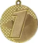 MMC2140/G Medal stalowy złoty pierwsze miejsce R- 40 mm, T- 2mm