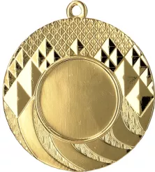 MMC0150/G Medal złoty ogólny z miejscem na emblemat 25 mm R- 50 mm, T- 2 mm