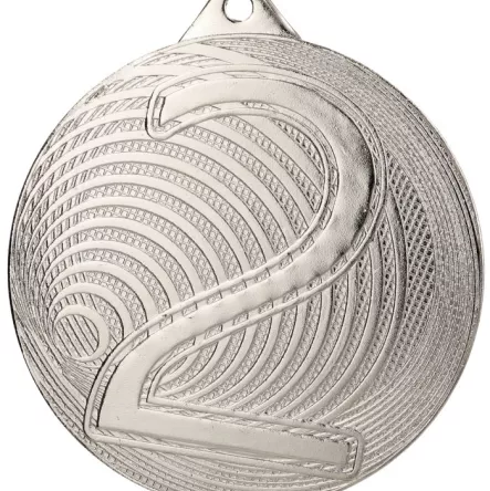 MMC3077/S Medal srebrny 2 miejsce - medal stalowy d-70mm, grub. 2,5 mm