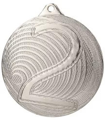 MMC3077/S Medal srebrny 2 miejsce - medal stalowy d-70mm, grub. 2,5 mm