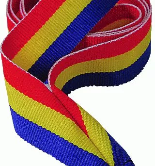 V8-R/Y/BL wstążka czerwono-żółto-niebieska 11 mm