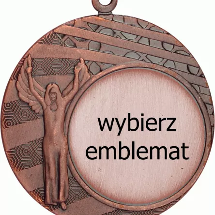 MMC0940/B medal brązowy d-40 mm WIKTORIA z miejscem na emblemat d- 25 mm