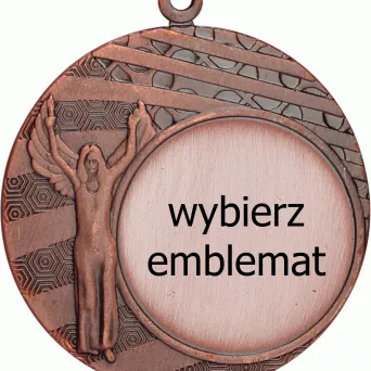 MMC0940/B medal brązowy d-40 mm WIKTORIA z miejscem na emblemat d- 25 mm