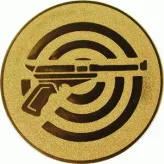 D1-A51 emblemat złoty STRZELECTWO d-25 mm