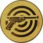 D1-A51 emblemat złoty STRZELECTWO d-25 mm