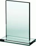 80031 trofeum szklane h- 15 cm, grub. 1 cm