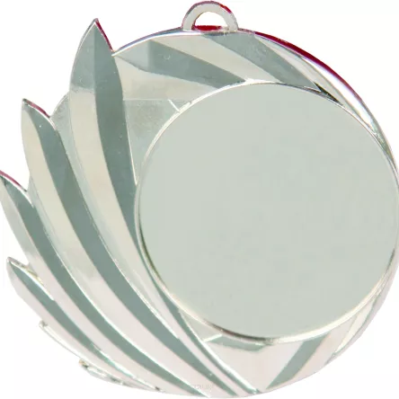 MD4070/S Medal srebrny ogólny z miejscem na emblemat 50 mm 
