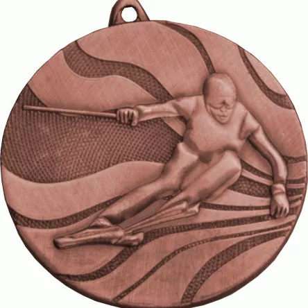 MMC4950/B medal brązowy d-50 mm tematyczny ZJAZD NARCIARSKI