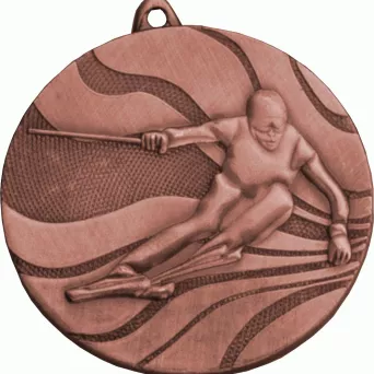 MMC4950/B medal brązowy d-50 mm tematyczny ZJAZD NARCIARSKI