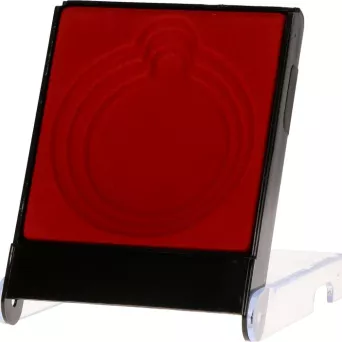 H1/RD etui czerwone na medal o średnicy d-50, 60, 70 mm (90x120x20 mm)