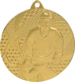 MMC6750/G Medal złoty- hokej - medal stalowy R- 50 mm, T- 2 mm