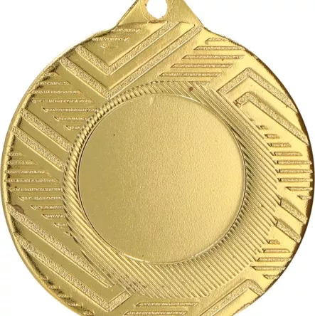 MMC5950/G Medal złoty ogólny z miejscem na emblemat 25 mm - medal stalowy d-50mm, grub. 2 mm
