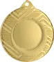 MMC5950/G Medal złoty ogólny z miejscem na emblemat 25 mm - medal stalowy d-50mm, grub. 2 mm