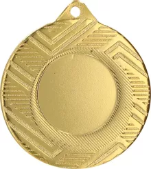 MMC5950/G Medal złoty ogólny z miejscem na emblemat 25 mm - medal stalowy d-50mm, grub. 2 mm